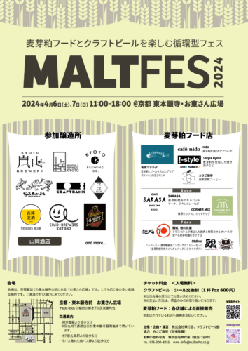 MALTFES 2024　～麦芽粕フードとクラフトビールを楽しむ循環型フェス～